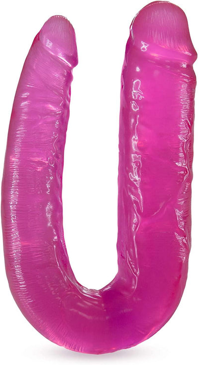 18 Inch Pink Double Dong | Extra Large Dildo - Huge Double Dildo - Double-Headed Dildo - The Dildo Hub