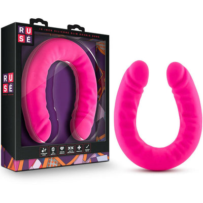 18 Inch Pink Double Dong | Extra Large Dildo - Huge Double Dildo - Double-Headed Dildo - The Dildo Hub