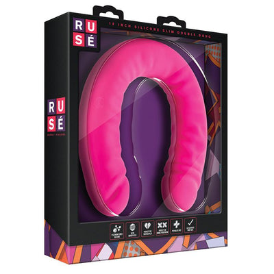 18 Inch Pink Double Dong | Extra Large Dildo - Huge Double Dildo - Double-Headed Dildo - The Dildo Hub