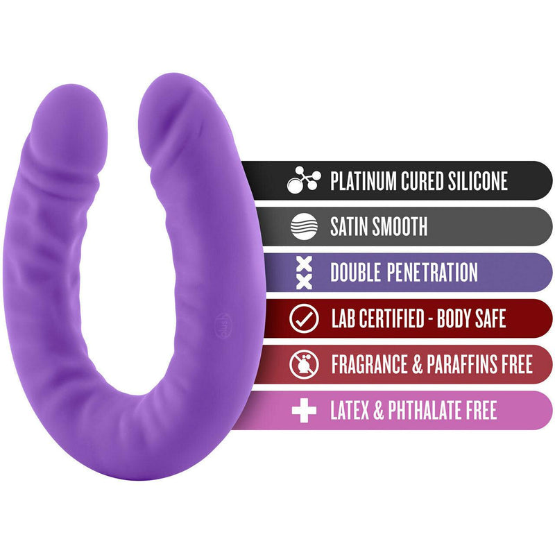 18 Inch Purple Double Dong | Extra Large Dildo - Huge Double Dildo - Double-Headed Dildo - The Dildo Hub