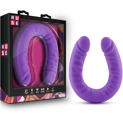 18 Inch Purple Double Dong | Extra Large Dildo - Huge Double Dildo - Double-Headed Dildo - The Dildo Hub