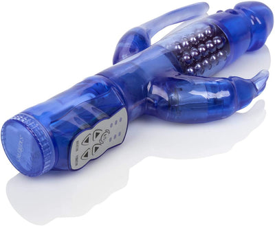 Delight Triple Orgasm Rabbit Vibrator - 10 Inches | CalExotics  from thedildohub.com