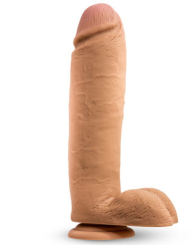 Silicone Willy's Silicone Dildo with Suction Cup-Mocha 10.5"  from thedildohub.com