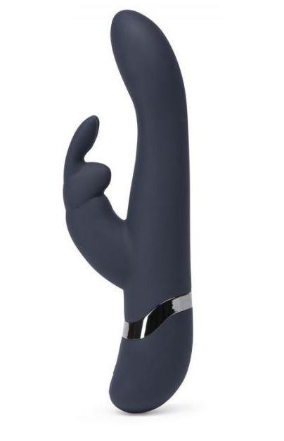 Fifty Shades Darker Oh My USB Rechargeable Rabbit Vibrator  from thedildohub.com