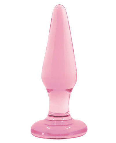 Crystal - Tapered Plug Small - Pink  from thedildohub.com