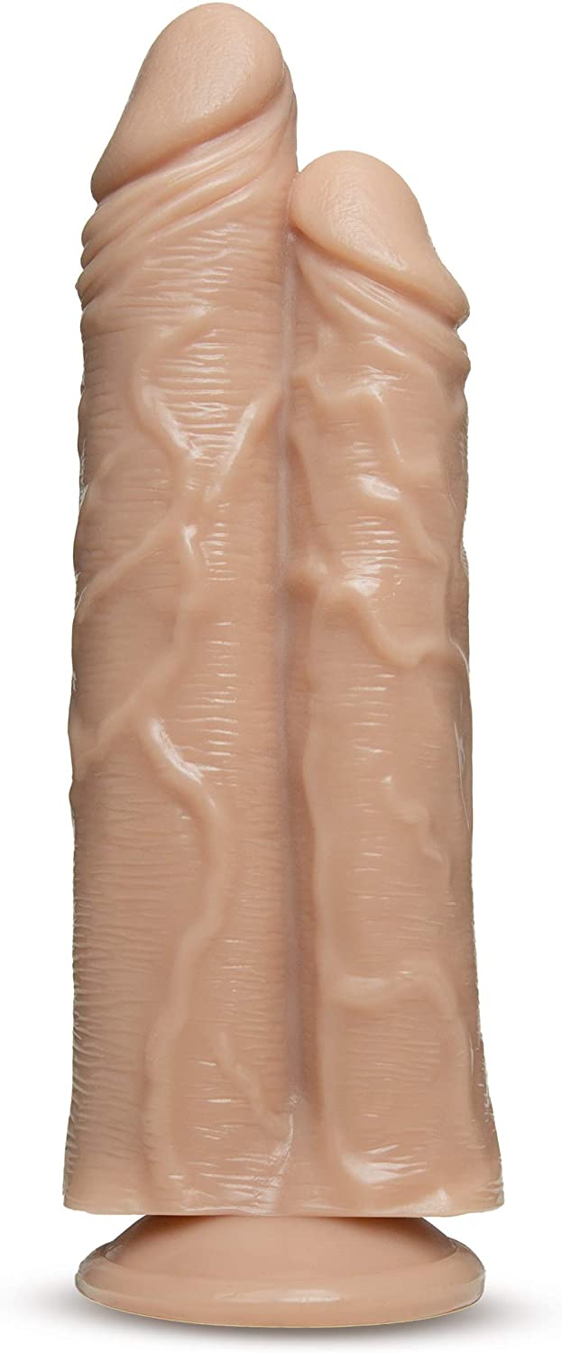 Dr Skin Dr Double Stuffed Vanilla Realistic Cock - 10.75 Inch | Blush Sex Toys from thedildohub.com