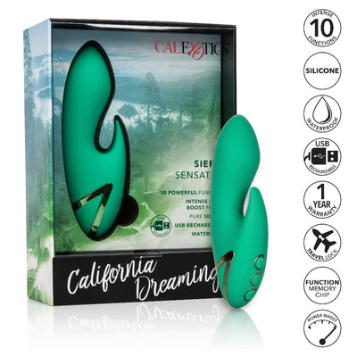 California Dreaming Sierra Sensation Luxurious Vibrator | CalExotics  from thedildohub.com