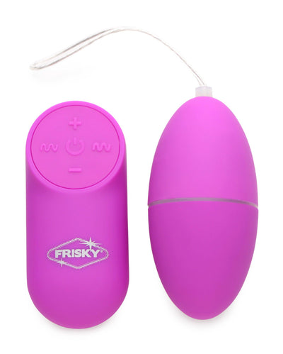 28X Scrambler Vibrating Egg with Remote Control - Purple - The Dildo Hub