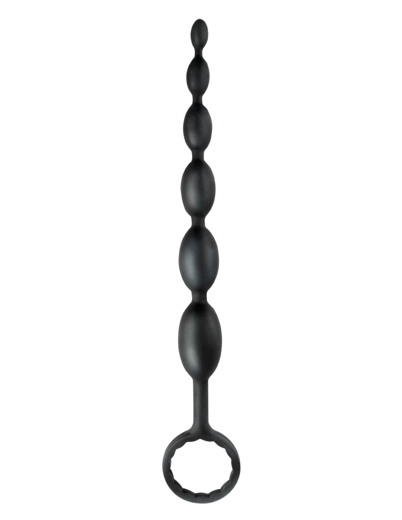 Anal Fantasy Collection First Time Fun Black Beads | Pipedream Sex Toys from Pipedream
