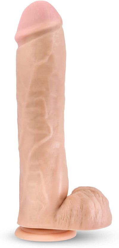 Silicone Willy's Silicone Dildo with Suction Cup-Vanilla 11.5"  from thedildohub.com