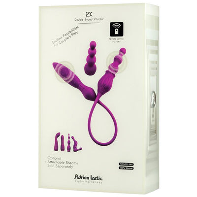 2X Purple Double Vibrator | Adrien Lastic - The Dildo Hub