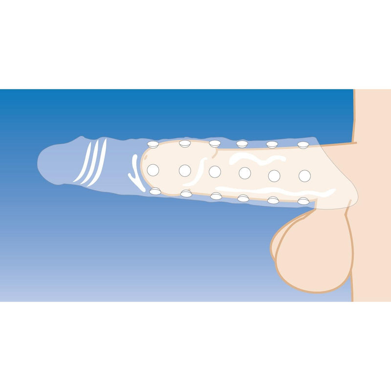 3 Inch Clear Extender Sleeve - The Dildo Hub