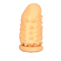 3 Inch Latex Penis Extension - Nubby - Ivory | CalExotics