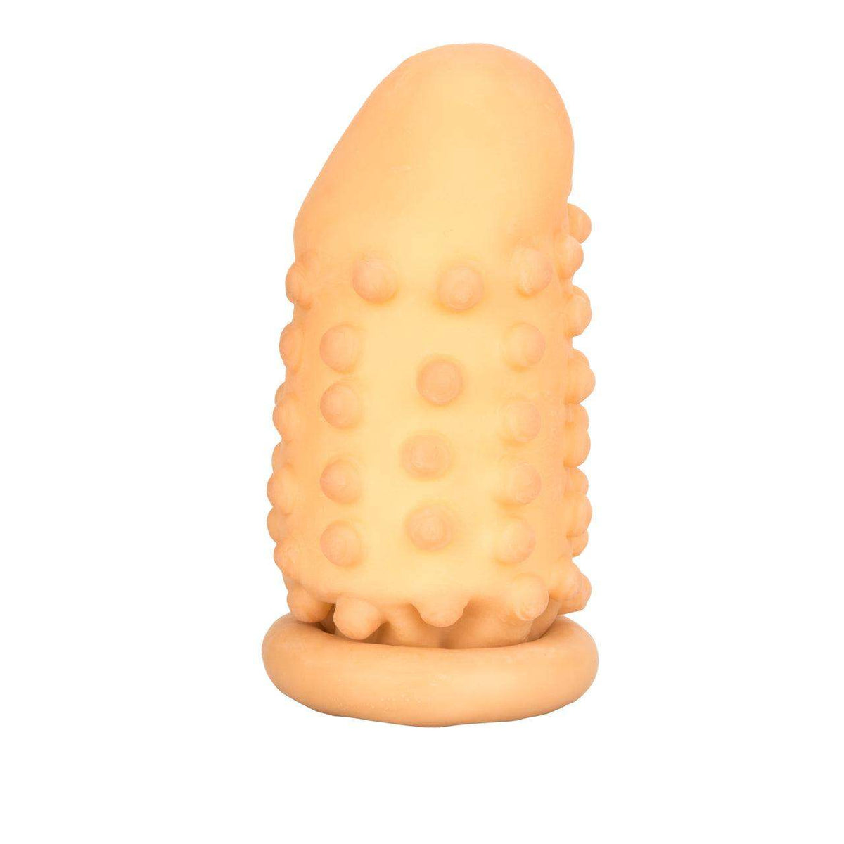 3 Inch Latex Penis Extension - Nubby - Ivory | CalExotics - The Dildo Hub