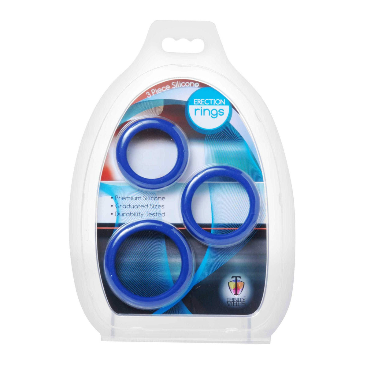3 Piece Silicone Erection Rings - The Dildo Hub