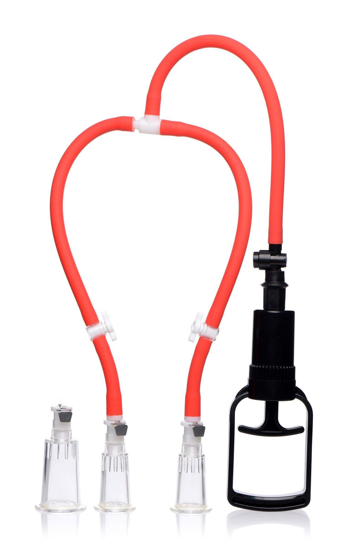 3-Way Suck Her Nipple and Clit Pump System - The Dildo Hub