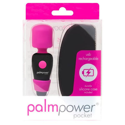 Palm Power Pocket Wand Massager - Fuchsia | BMS Factory  from BMS Factory