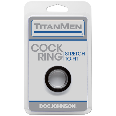 TitanMen® Tools - Cock Ring - Black | Doc Johnson  from Doc Johnson