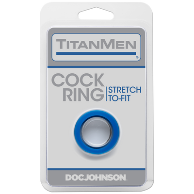 TitanMen® Tools - Cock Ring - Blue | Doc Johnson  from Doc Johnson