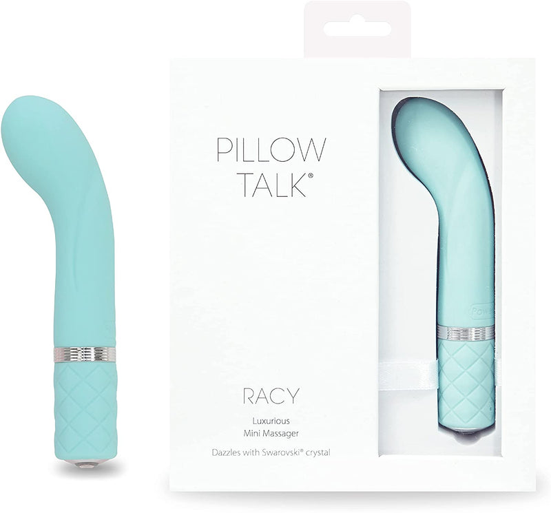 Racy Teal Luxurious Vibrator | Pillow Teal Sex Toys from thedildohub.com