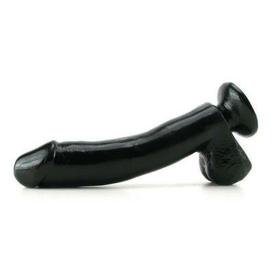 Basix Black Realistic Dildo With Suction Cup - 10 Inches | Pipedream  from thedildohub.com