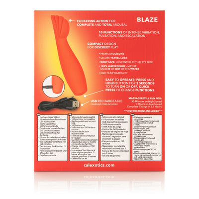 Red Hot Blaze Vibrator | Calexotics  from thedildohub.com