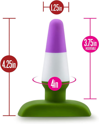 4.25 Inch Pride P6 Beyond Silicone Butt Plug - The Dildo Hub