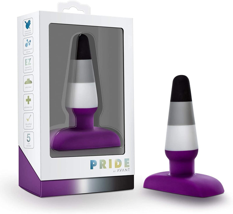 4.25 Inch Pride P7 Ace Silicone Butt Plug - The Dildo Hub