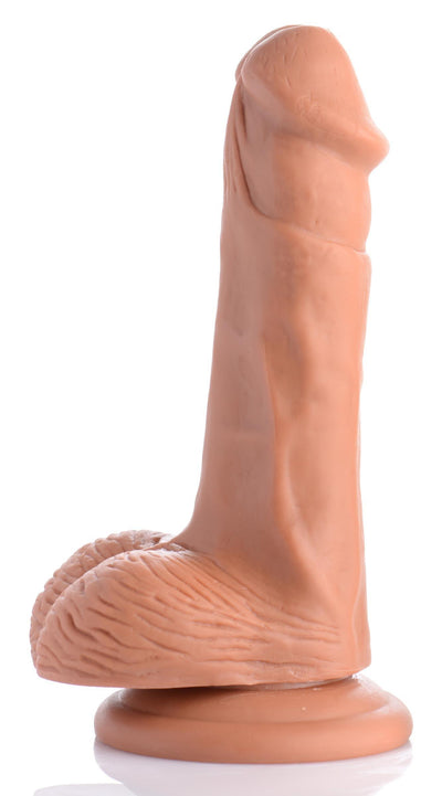 5 Inch Realistic Suction Cup Dildo- Tan - The Dildo Hub