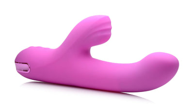 5 Star 13X Silicone Pulsing and Rabbit Vibrator - Pink - The Dildo Hub