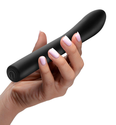 5 Star 9X Come-Hither G-Spot Silicone Vibrator - Black - The Dildo Hub