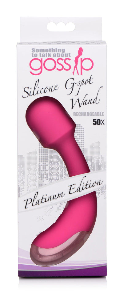 50X Silicone G-spot Wand - Pink - The Dildo Hub