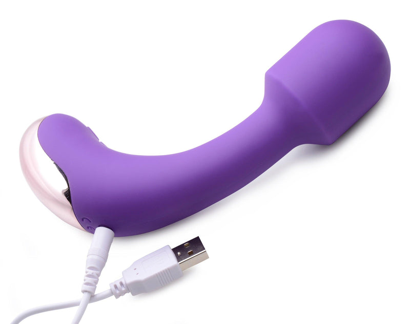 50X Silicone G-spot Wand - Purple - The Dildo Hub