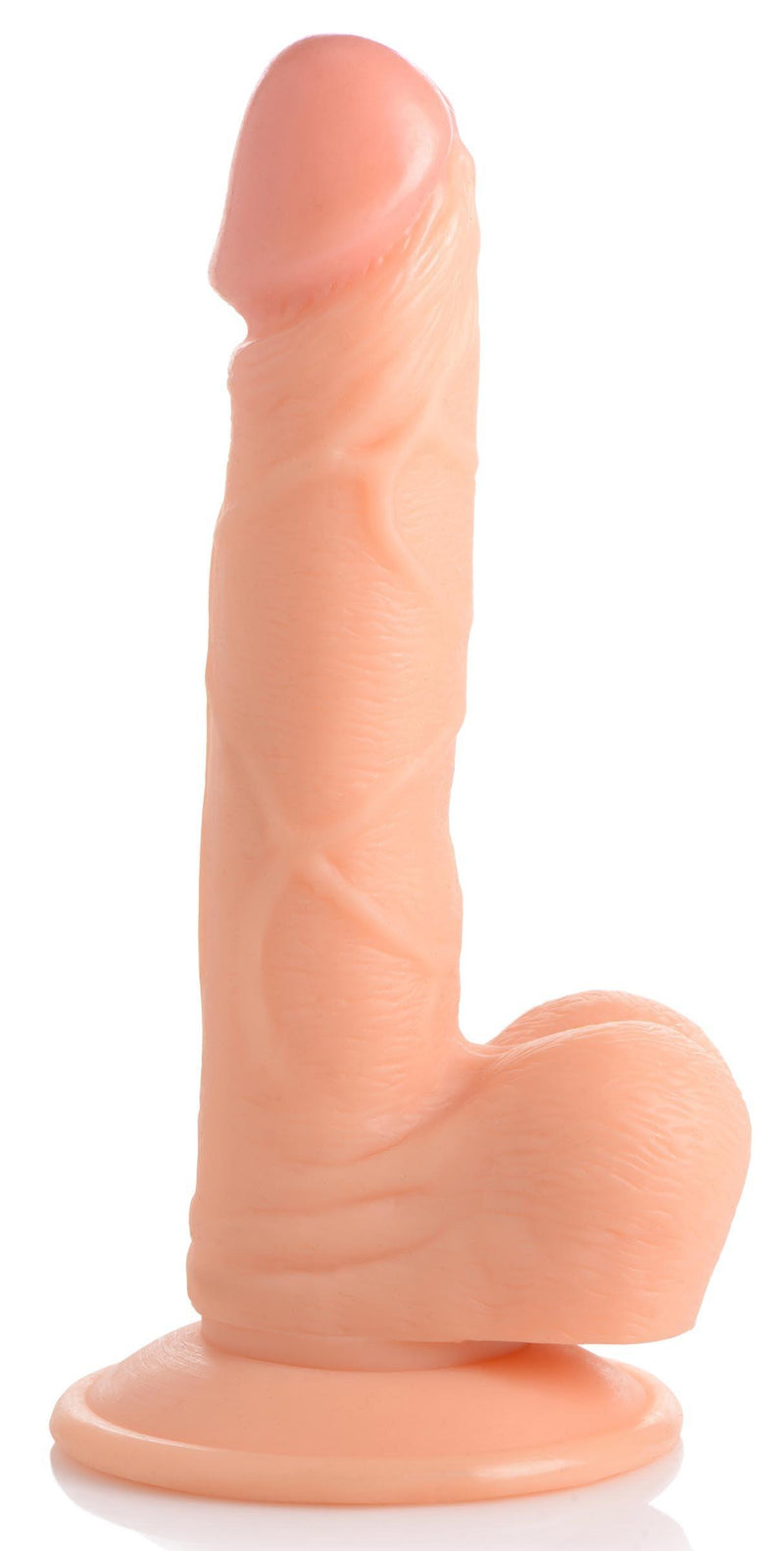 6.5 Inch Realistic Dildo with Balls - Light - The Dildo Hub