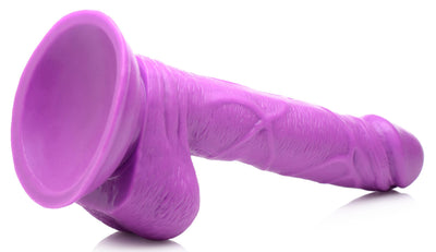 6.5 Inch Realistic Dildo with Balls - Purple - The Dildo Hub