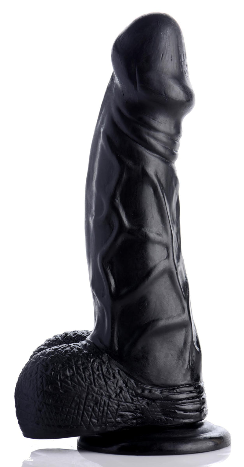 6.5 Inch Realistic Suction Cup Dildo- Black - The Dildo Hub