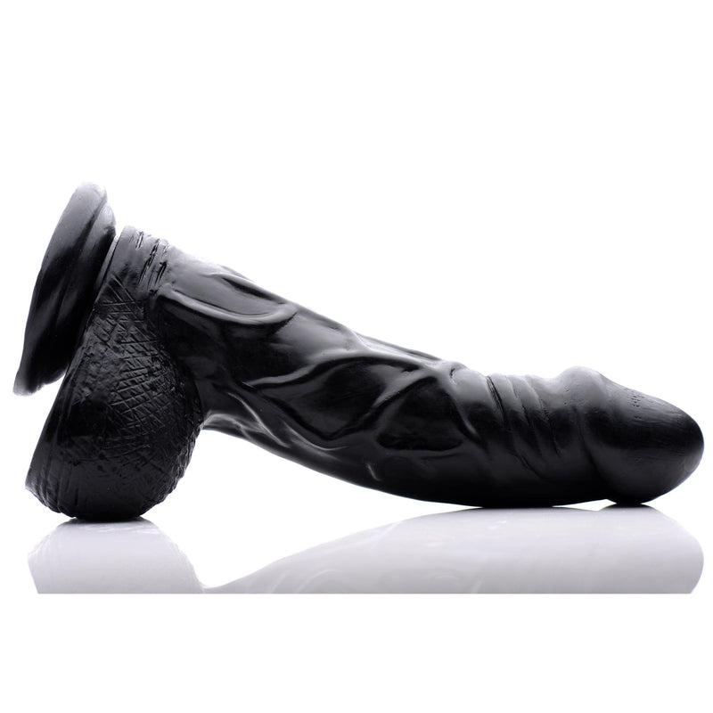 6.5 Inch Realistic Suction Cup Dildo- Black - The Dildo Hub