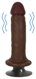 6 Inch Dark Jock | Small Realistic Vibrating Dildo