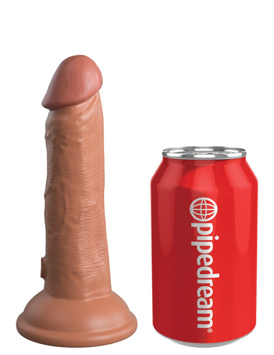 6 Inch King Cock | Realistic Vibrating Dildo - Lifelike Dildo - Vibrating Dildo - The Dildo Hub