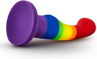 6 Inch Pride P1 Freedom Silicone Dildo With Suction Cup Base - The Dildo Hub