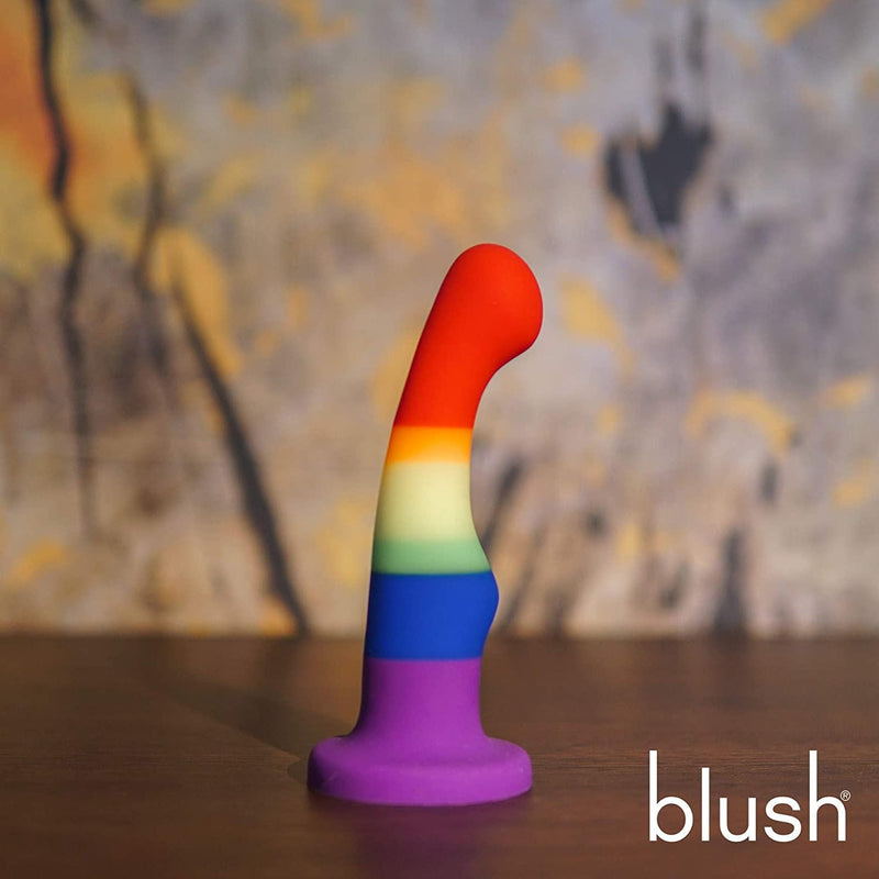 6 Inch Pride P1 Freedom Silicone Dildo With Suction Cup Base - The Dildo Hub