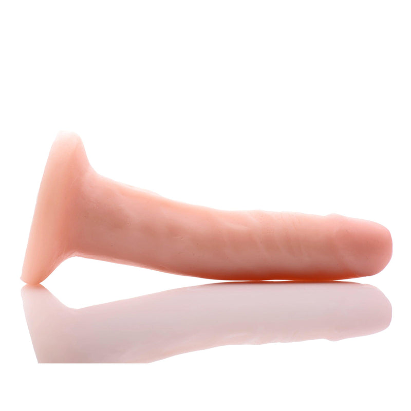 6 Inch Slim Realistic Dildo - Flesh - The Dildo Hub