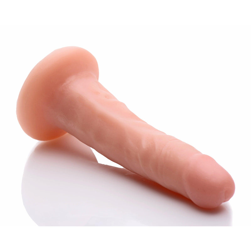 6 Inch Slim Realistic Dildo - Flesh - The Dildo Hub