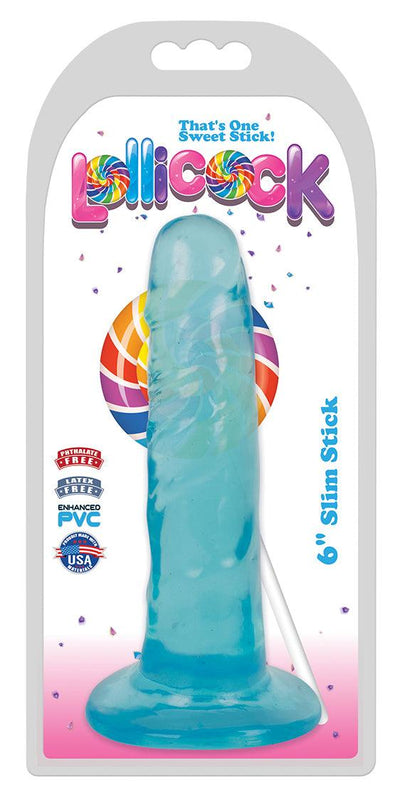 6 Inch Slim Stick Berry Ice Dildo - The Dildo Hub