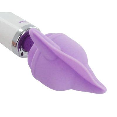 64 Mode Wand Vibrator with Flutter Tip Attachment Kit - The Dildo Hub