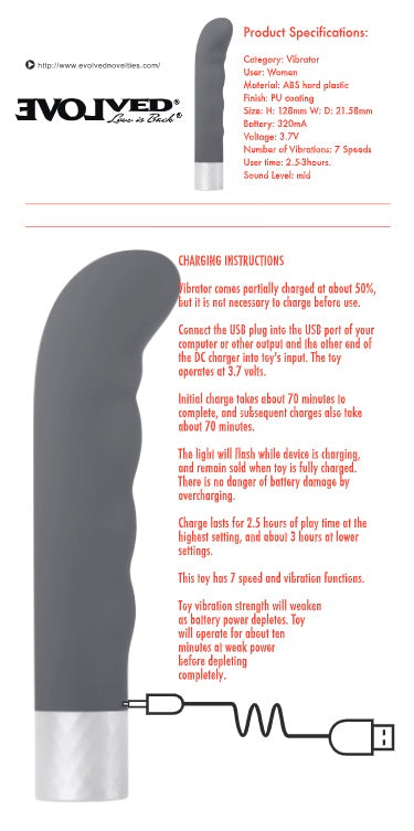 Evolved Spark G-Spot Vibrator  from thedildohub.com