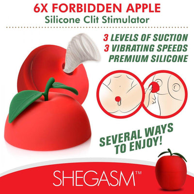 6X Forbidden Apple Silicone Clit Stimulator - The Dildo Hub