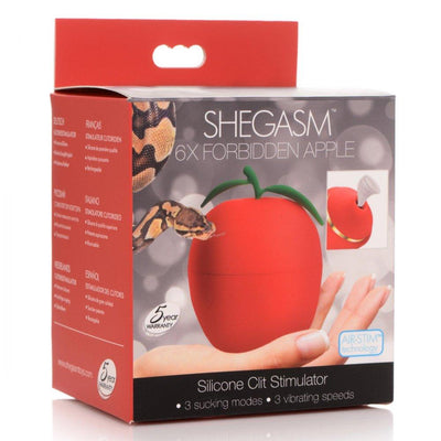 6X Forbidden Apple Silicone Clit Stimulator - The Dildo Hub