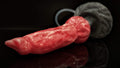 Custom Anthro Dog Knot Dildo in Platinum Silicone