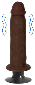 7 Inch Dark Jock | Small Realistic Vibrating Dildo